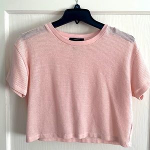 Forever 21 mesh crop